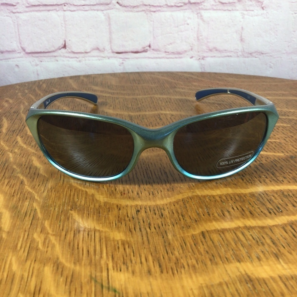 Blue and Silver Frame Sunglasses